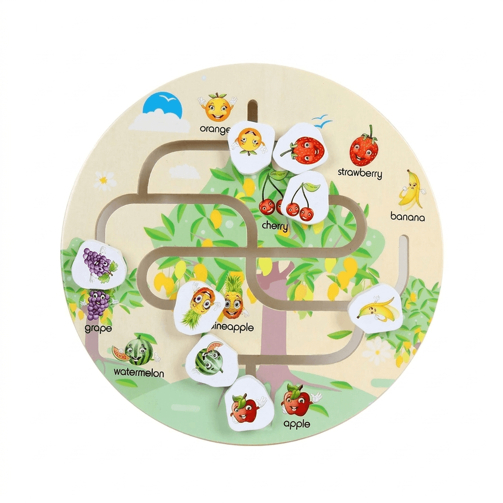 Wooden Matching Puzzle for Focus and Hand Coordination