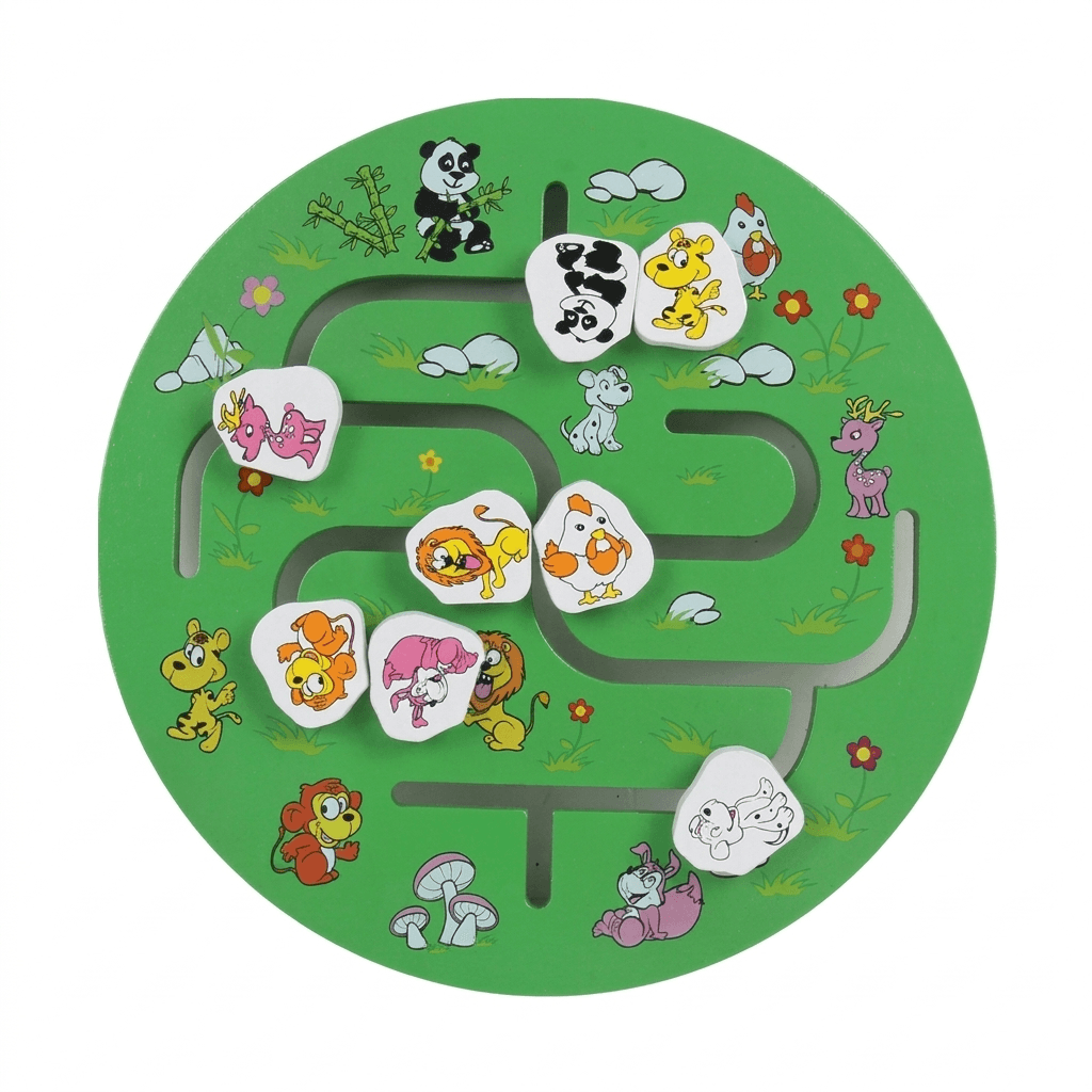 Wooden Matching Puzzle for Focus and Hand Coordination - main product image