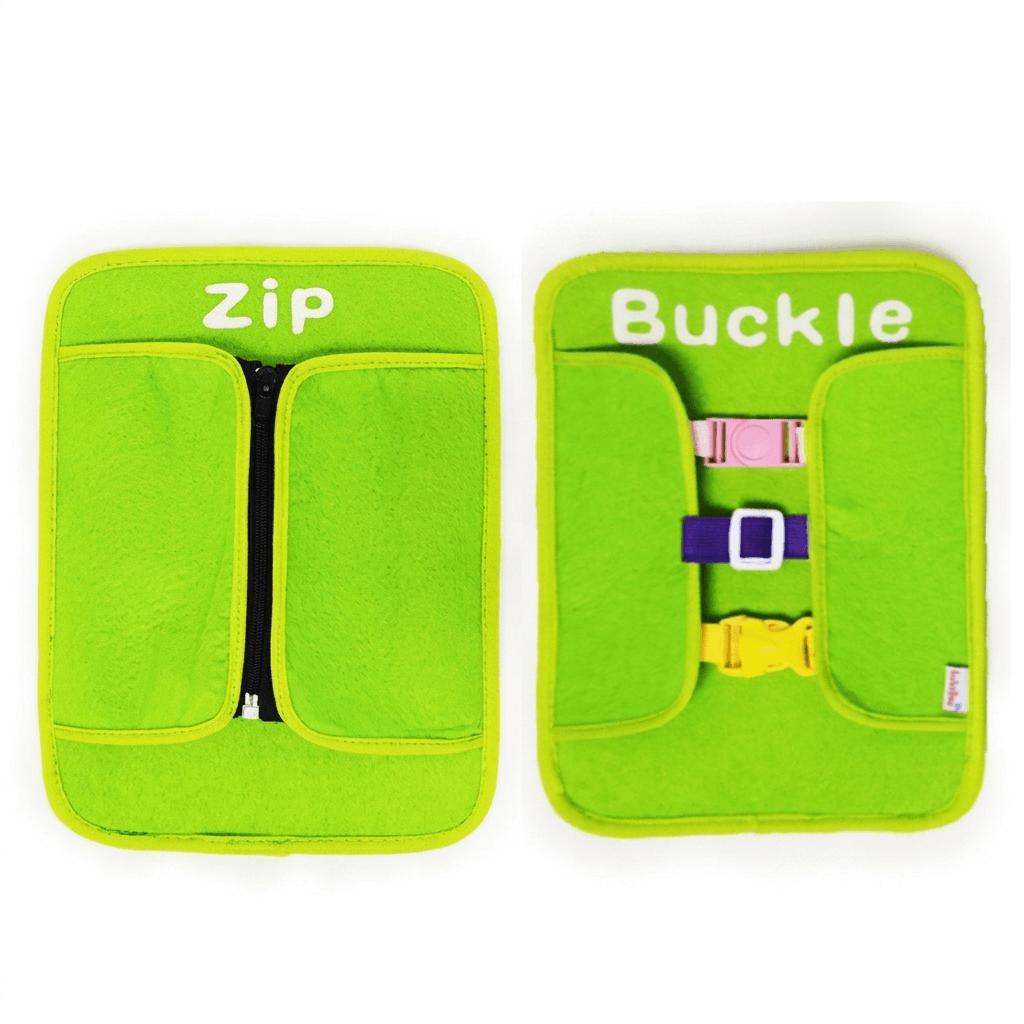 Toddler Dressing Practice Board for Confidence and Coordination