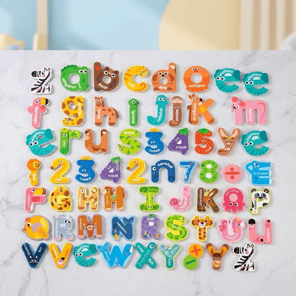Colorful Animal Alphabet Magnet Set