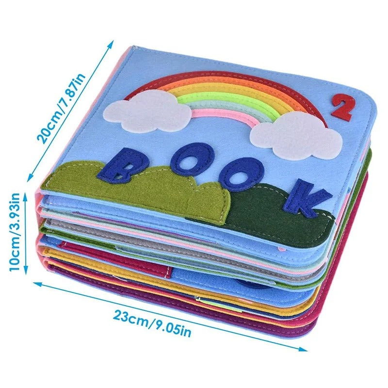 Montessori-inspired and Interactive Felt Book