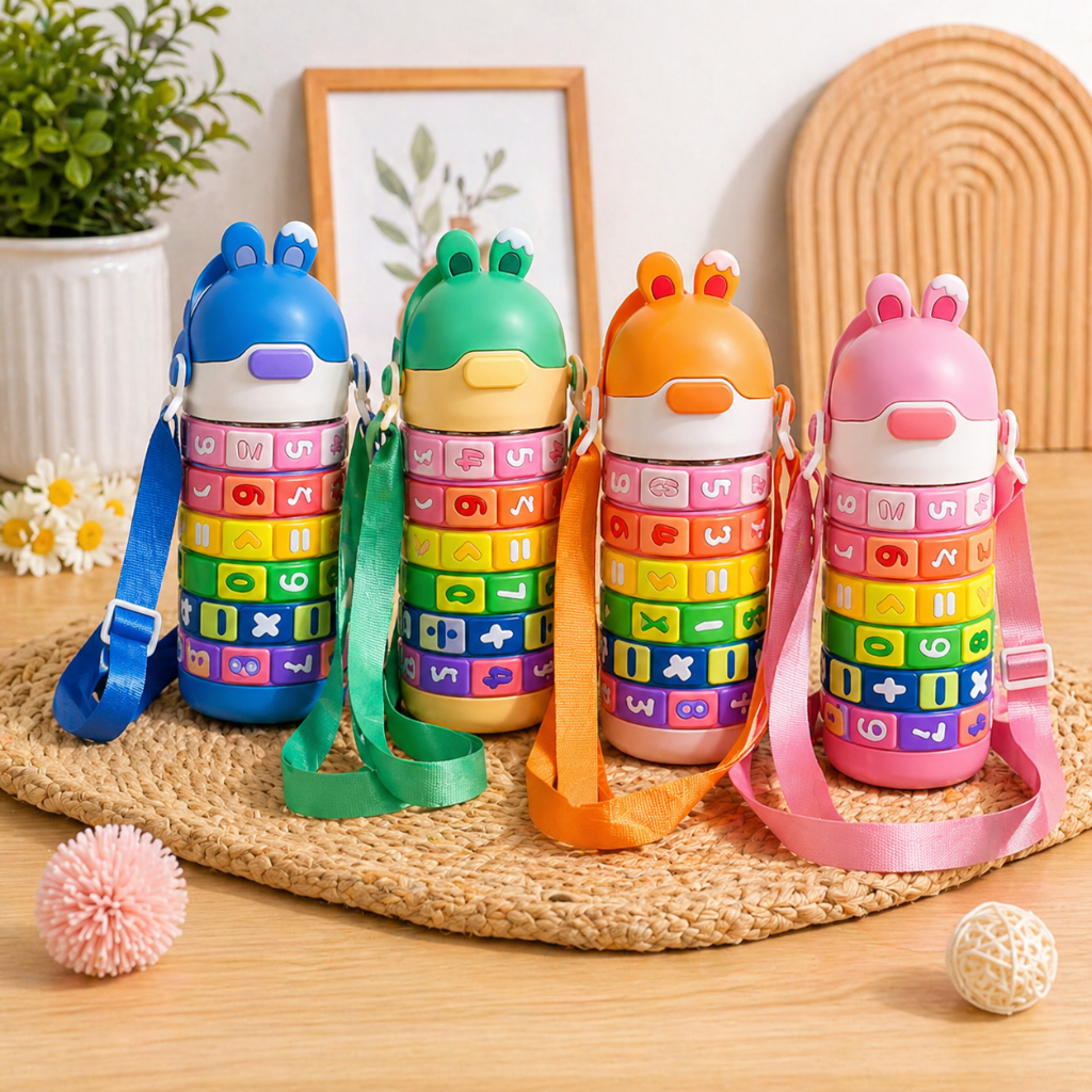 Number Play Water Bottle for Kids