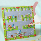 Interactive Car Puzzle for Kids - main product image