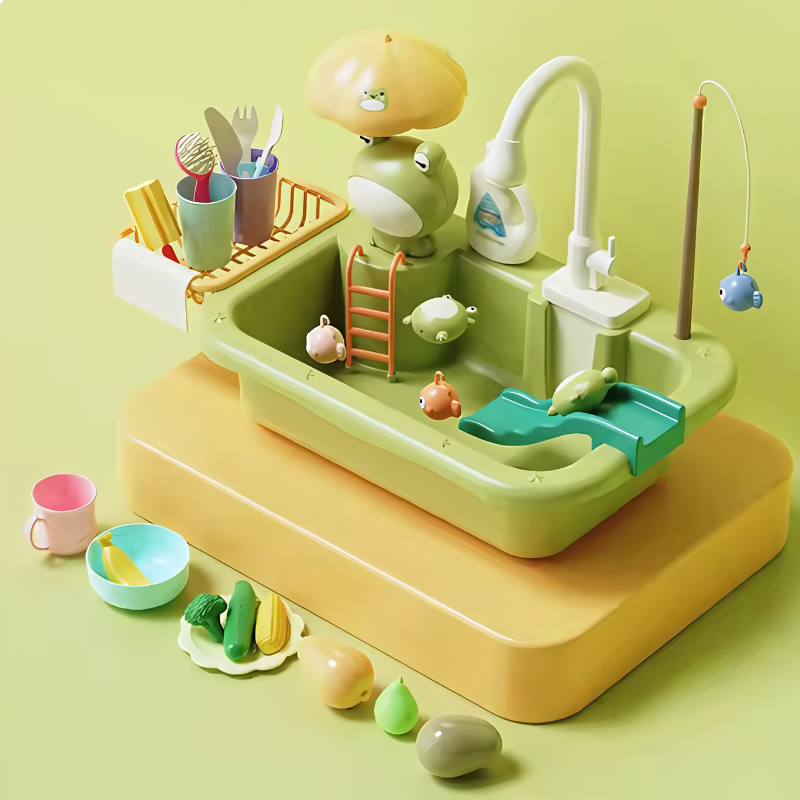 Interactive Kids Fishing Sink Set - main product image