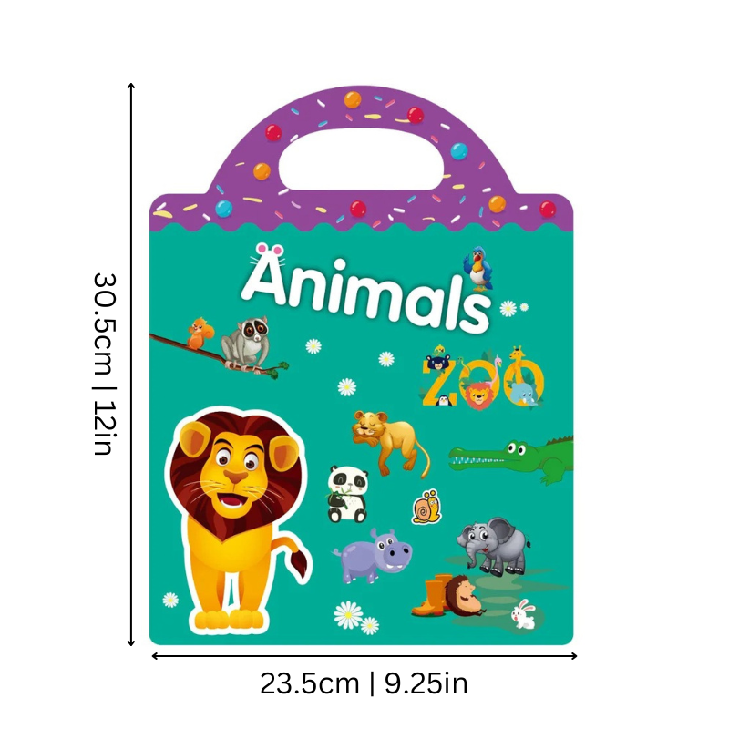 Joy of Creative Exploration With, A Reusable Sticker Book