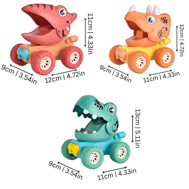 Dinosaur Push Car Toy