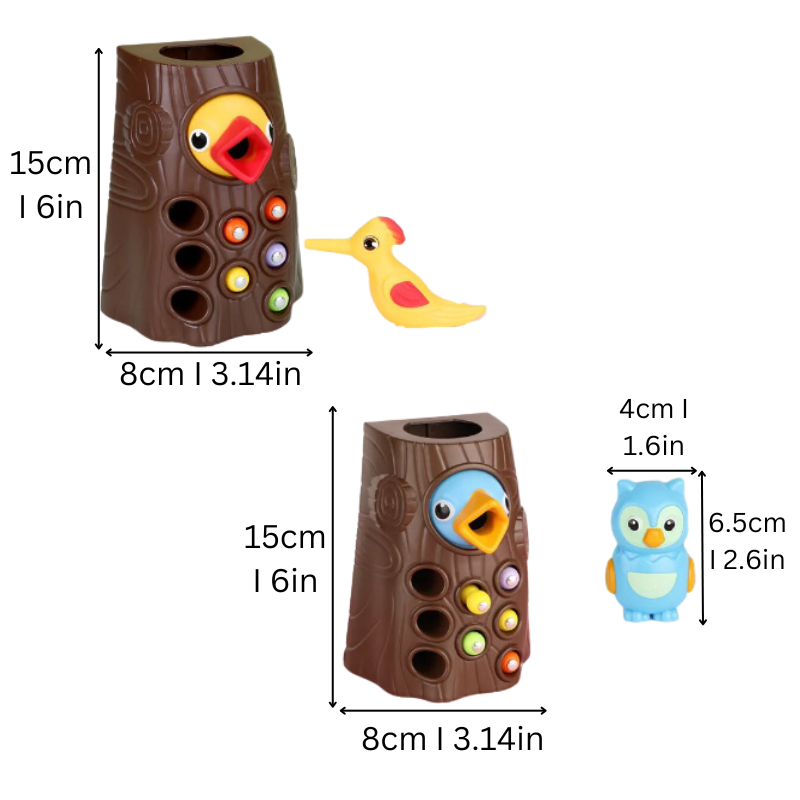 Interactive Woodpecker Feeding Game