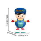 LED Dancing Boy Figurine with Music and Swing Moves