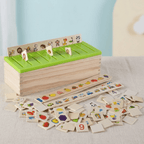 Wooden Classification Toy for Hands-On Toddler Learning - main product image