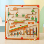 Magnetic Number Maze Board for Counting, Colors and Fine Motor Play - main product image