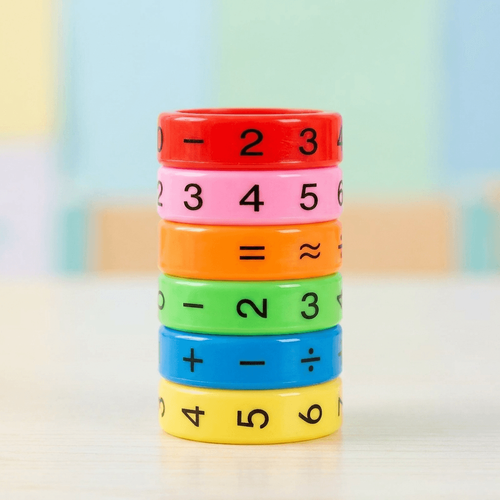 Rotating Number Blocks for Interactive Preschool Math Practice - main product image