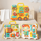 Montessori Busy Board for Fine Motor Skills and Early Learning - main product image