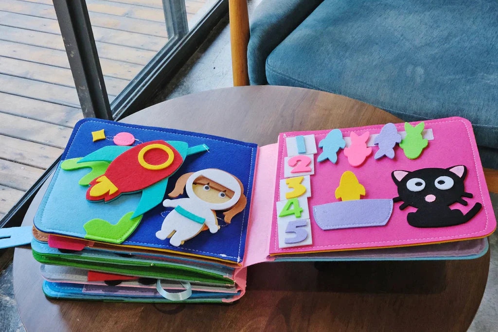 Montessori-inspired and Interactive Felt Book
