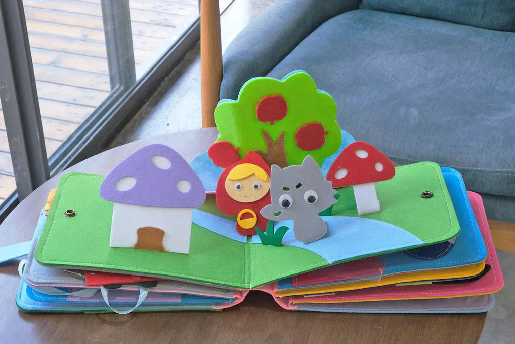 Montessori-inspired and Interactive Felt Book