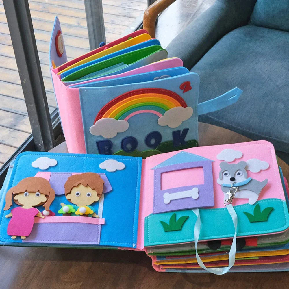 Montessori-inspired and Interactive Felt Book