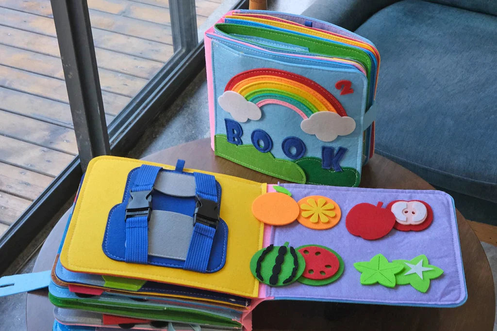 Montessori-inspired and Interactive Felt Book