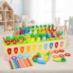 Wooden Sorting and Number Matching Set for Growing Minds - main product image