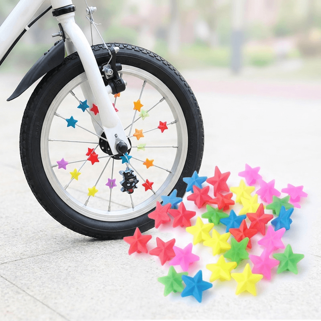 Colorful Bike Wheel Decor Kit - main product image