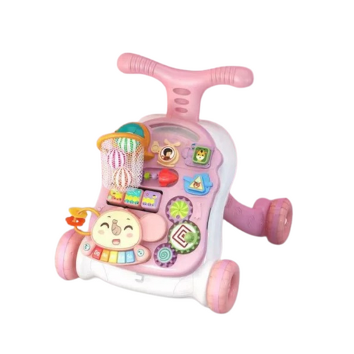 3-in-1 Interactive Baby Walker and Activity Center