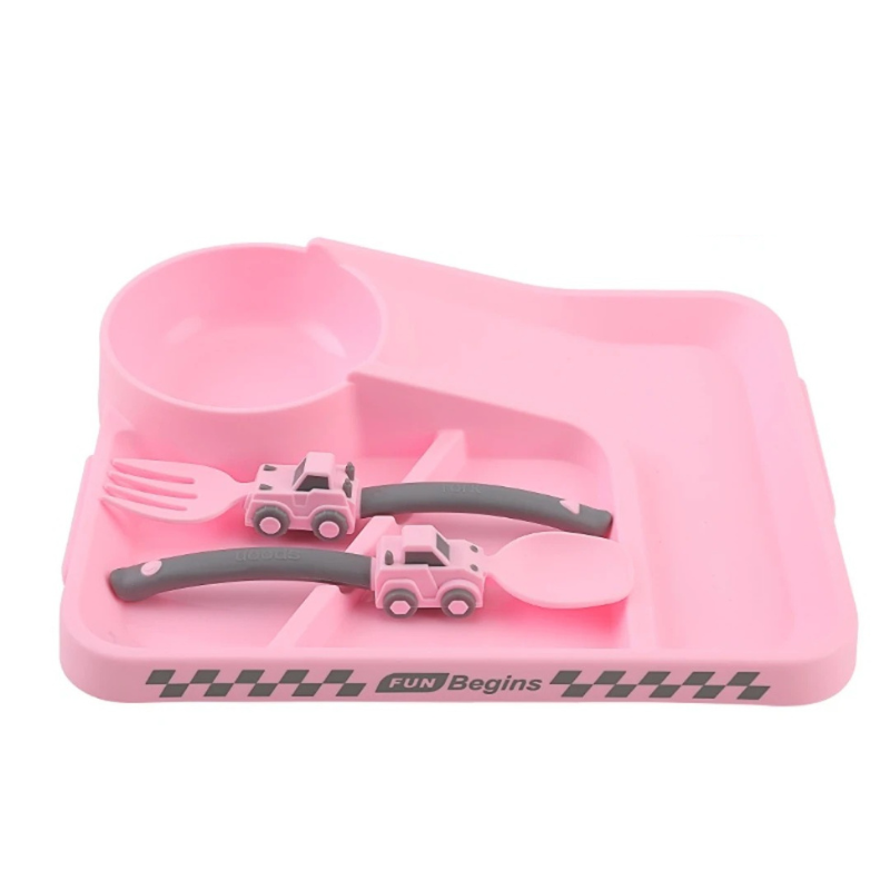 Construction-Themed Cutlery-Kit for Kids
