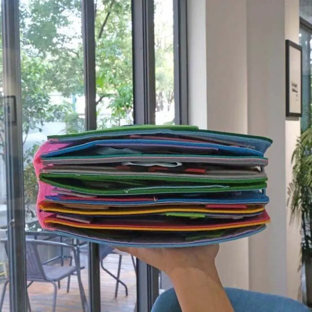 Montessori-inspired and Interactive Felt Book