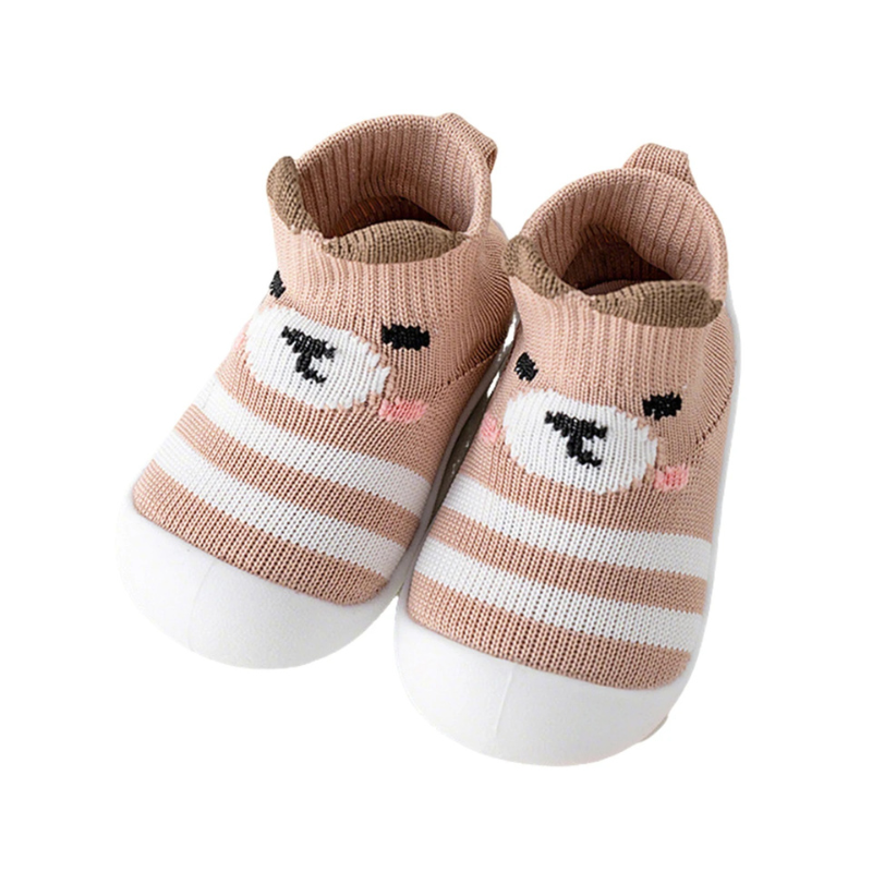 Breathable Knit Slip-On Baby Shoes with Non-Slip Sole