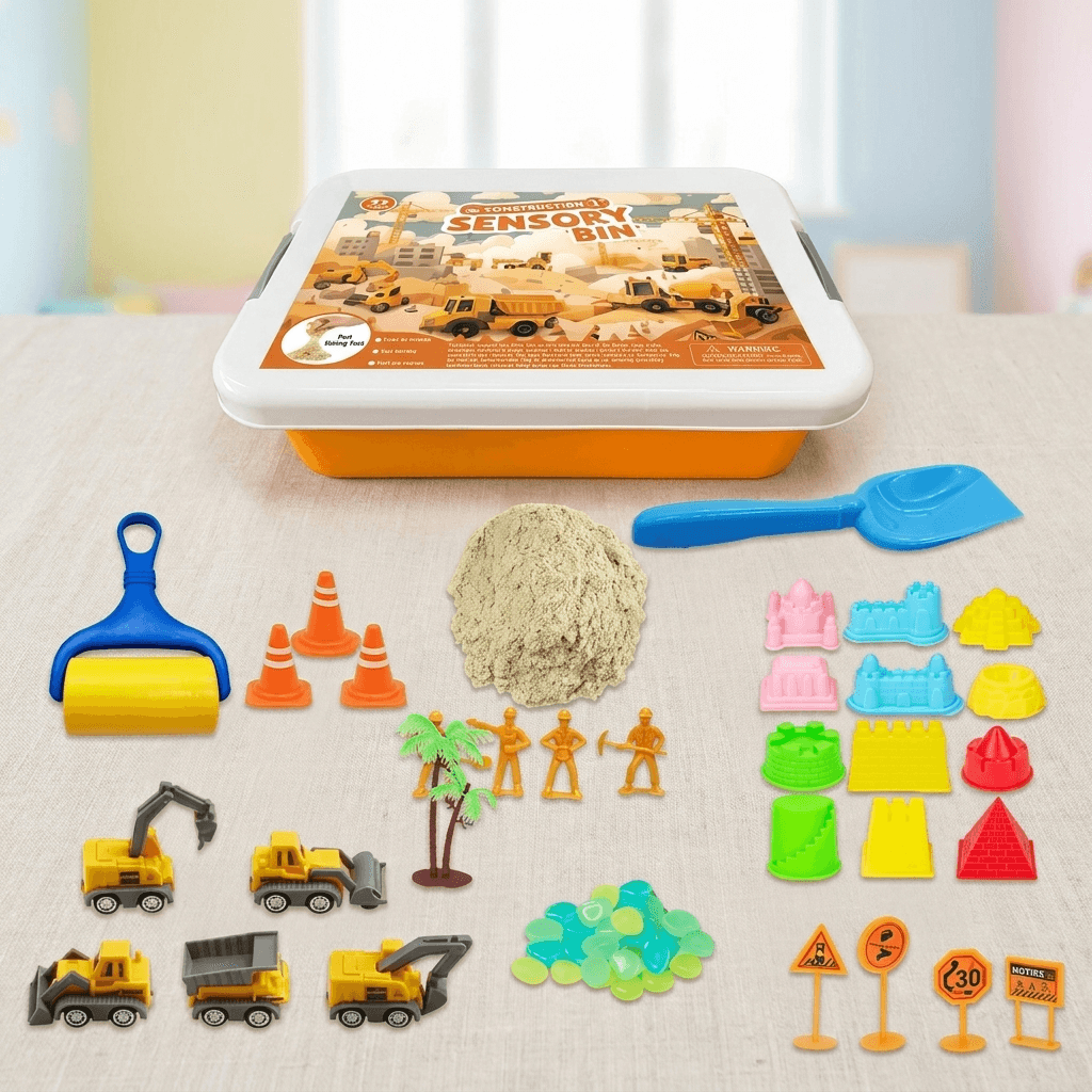 All-in-One Sensory Sand Kit for Creative Building and Play - main product image