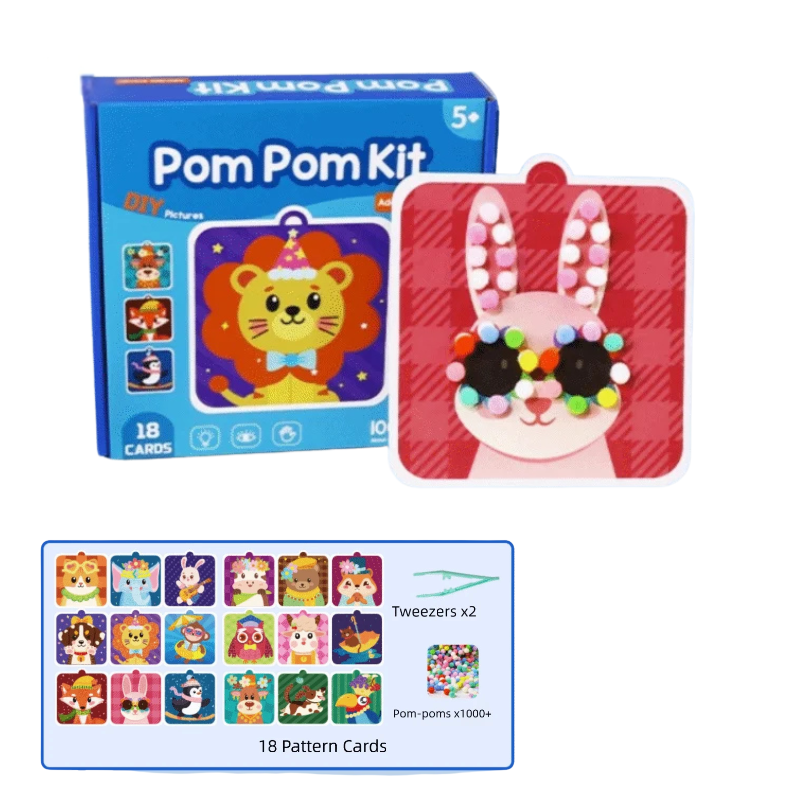 Animal Pompom Craft