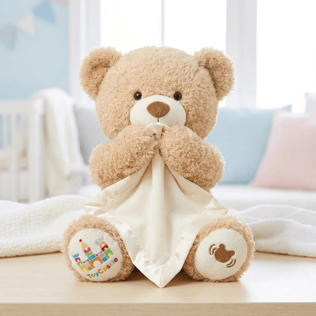 Peekaboo Teddy Bear Plush for Nursery Play and Sweet Surprises - main product image