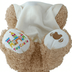 Peekaboo Teddy Bear Plush for Nursery Play and Sweet Surprises