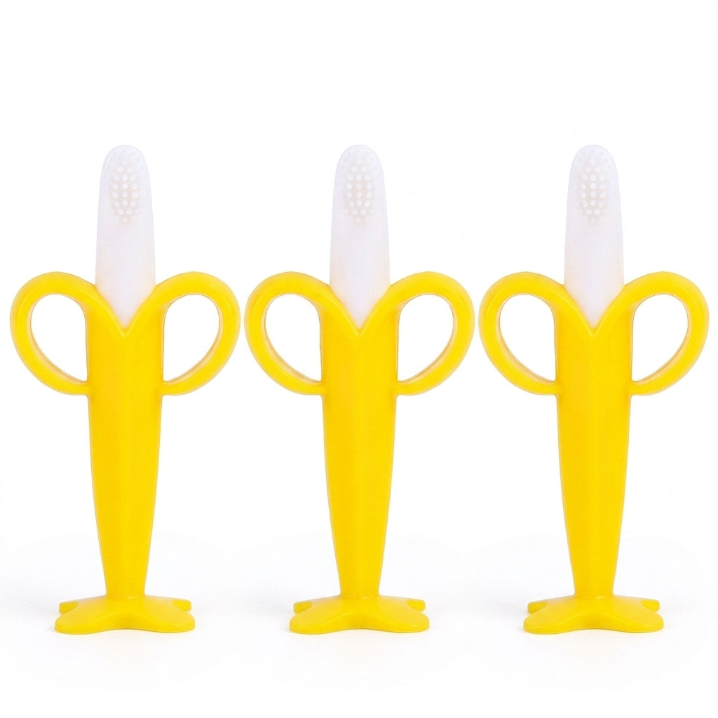 Silicone Baby Teether Toothbrush for Gentle Gum Care and Smiles