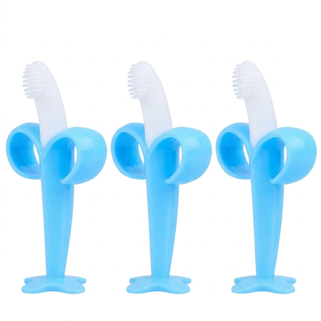 Silicone Baby Teether Toothbrush for Gentle Gum Care and Smiles - main product image
