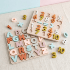 Silicone Number Puzzle Board for Early Counting and Shape Play