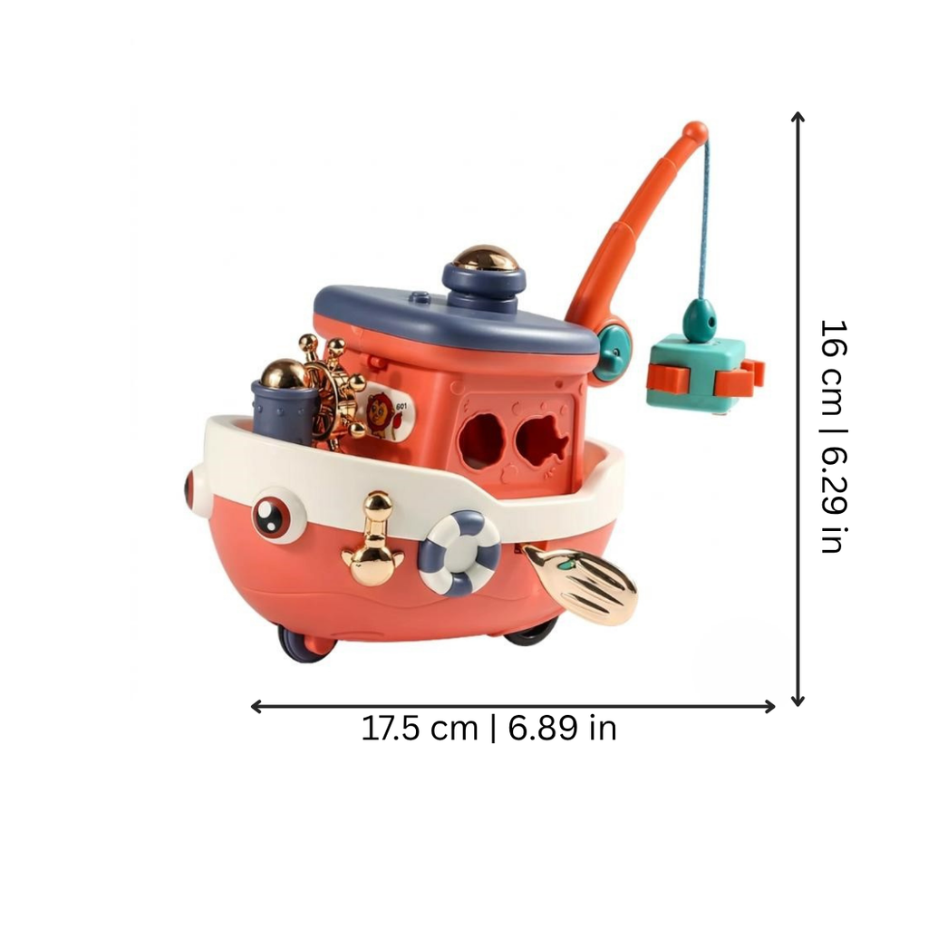 Musical Cruise Boat Toy for Playful Learning Adventures
