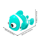 Swinging Clown Fish Toy for Bath Fun