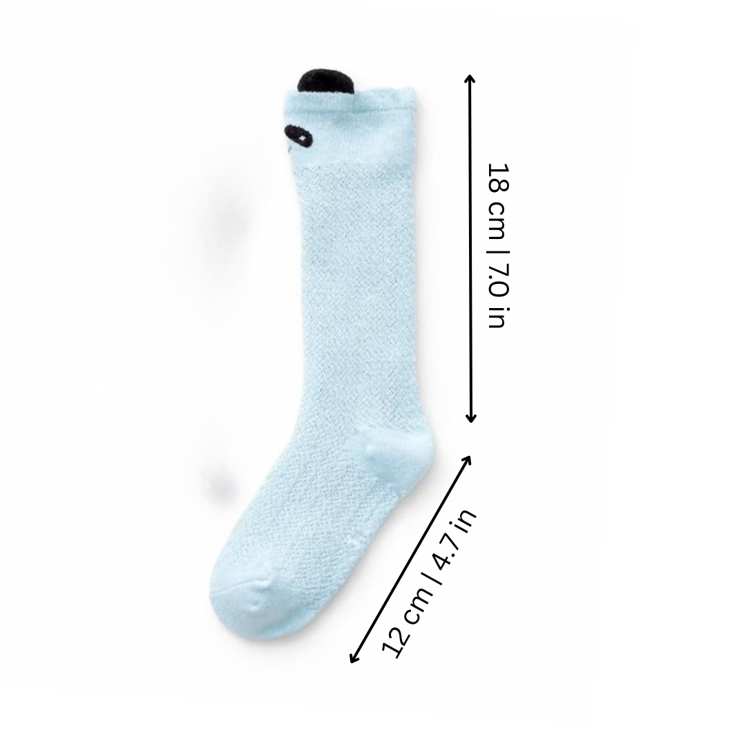 Cartoon Knee High Baby Socks for Everyday Wear