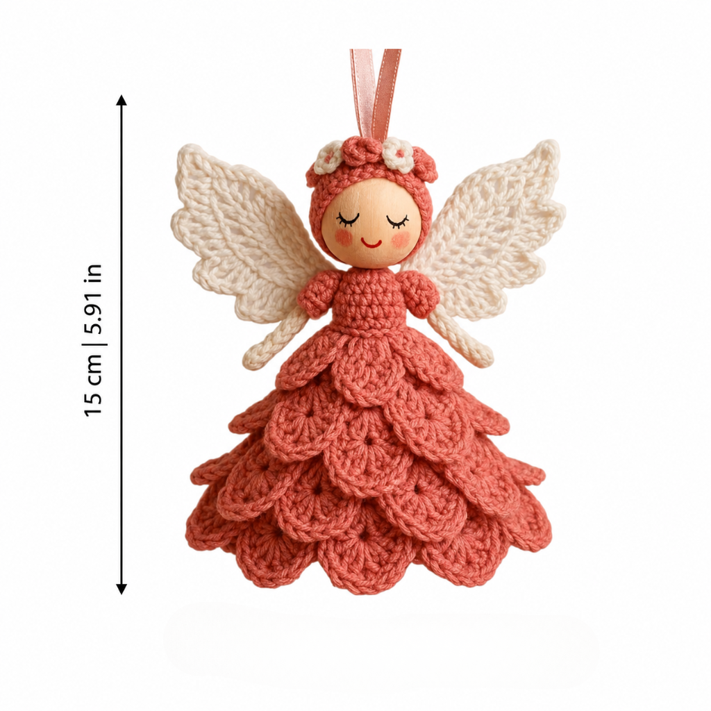 Handmade Angel Crochet Kit for Festive Home Decor