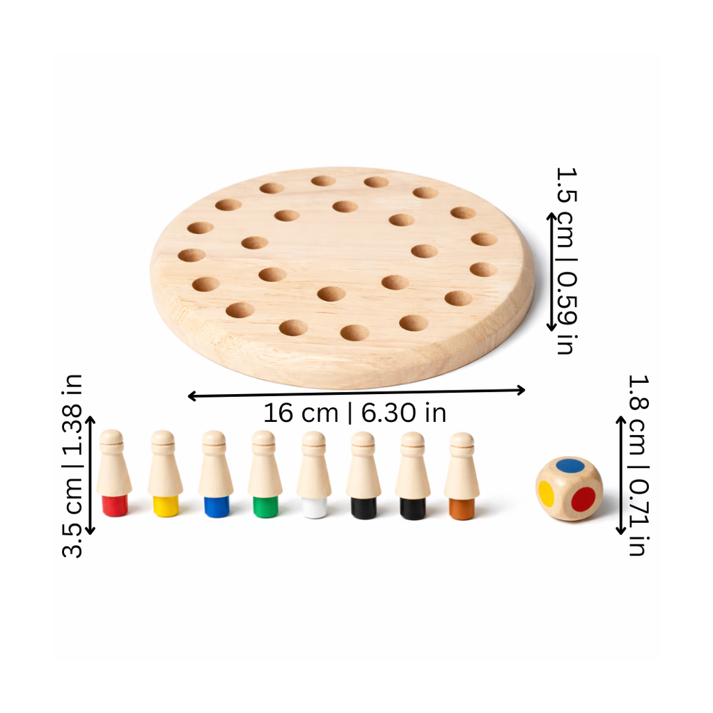 Wooden Puzzle Chess Game for Smart Little Thinkers