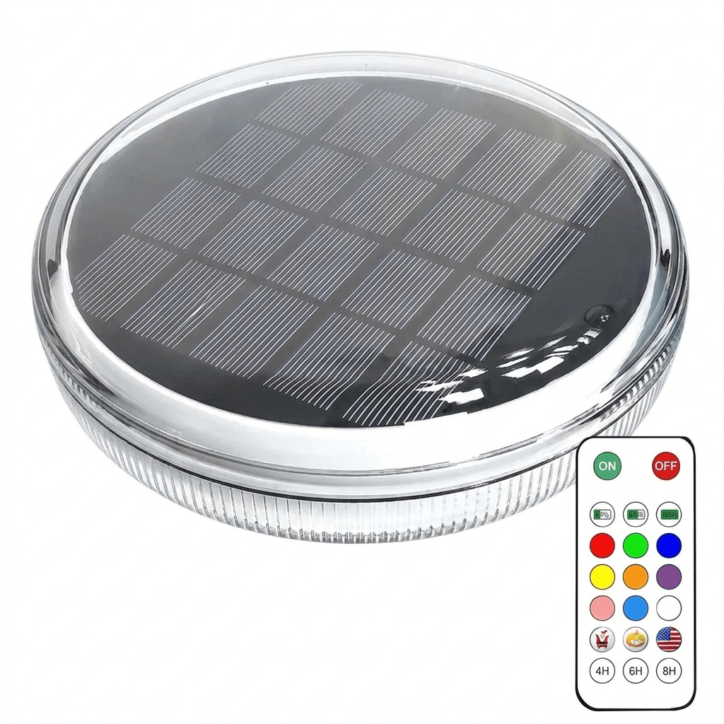 Solar Floating Pool Light for Colorful Night Ambiance - main product image