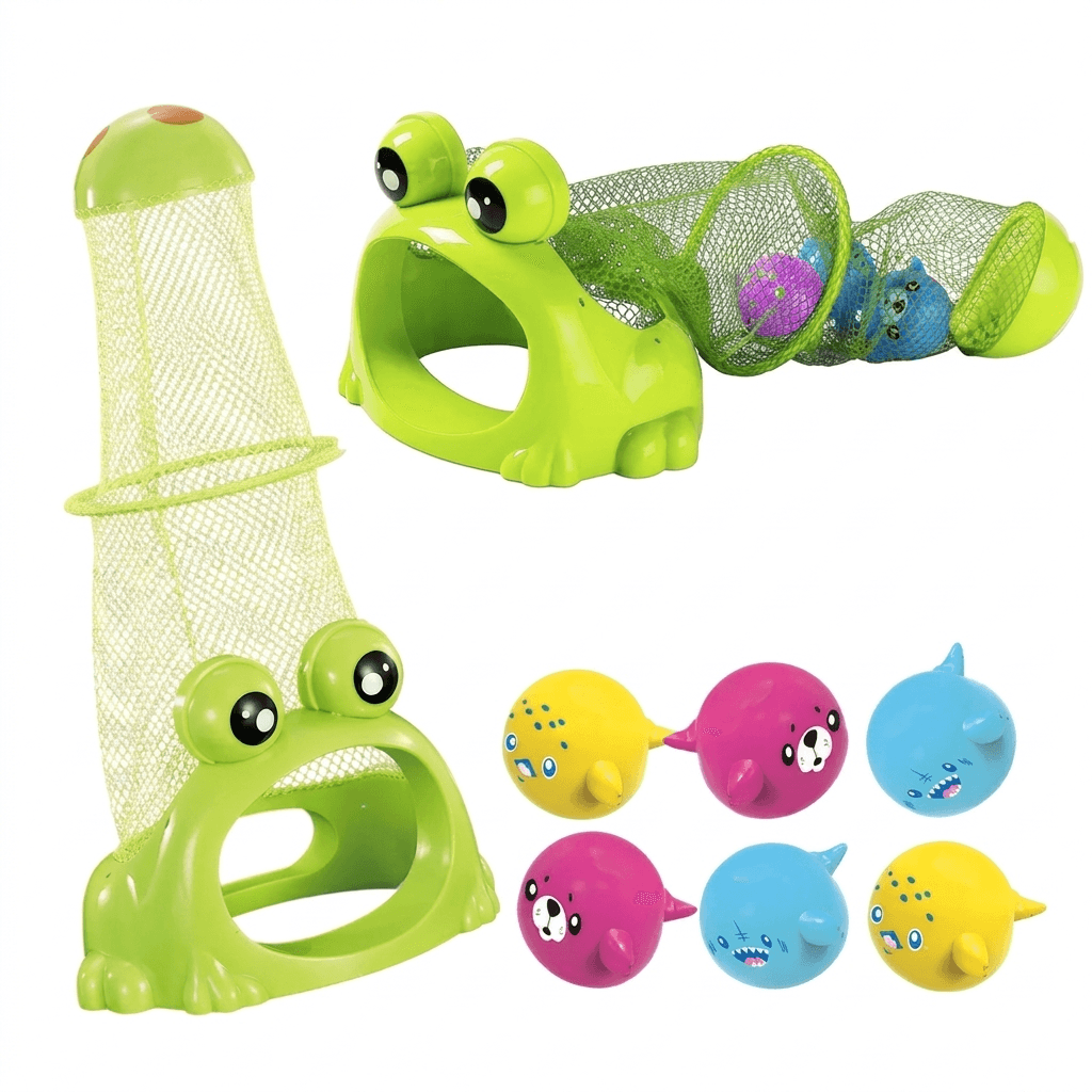 Frog Feeding Game for Kids’ Pool Adventures