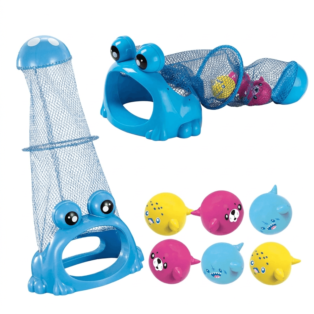 Frog Feeding Game for Kids’ Pool Adventures - main product image