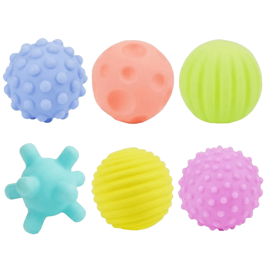 Soft Baby Ball Toys for Touch Training, Teething and Early Skills - main product image