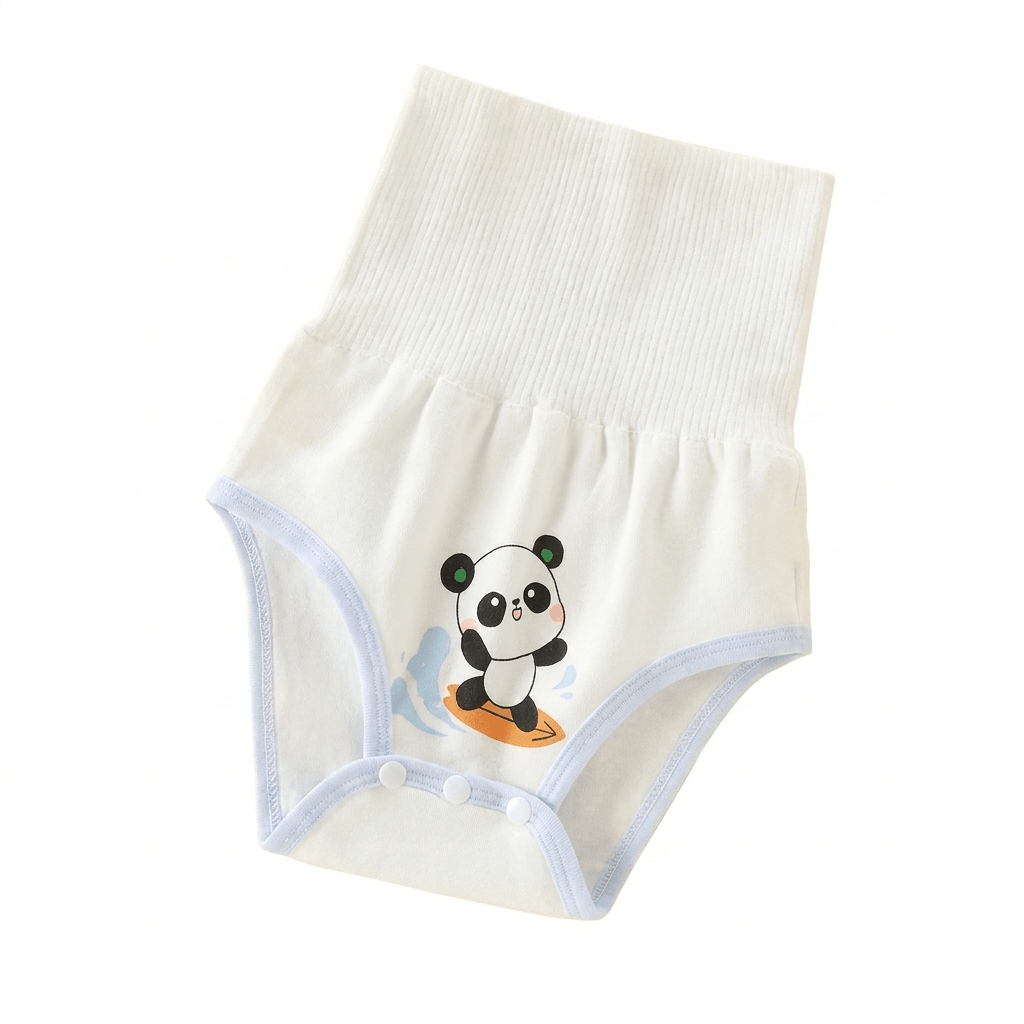 High-Waist Baby Wrap Pants for Warmth and Tummy Protection - main product image