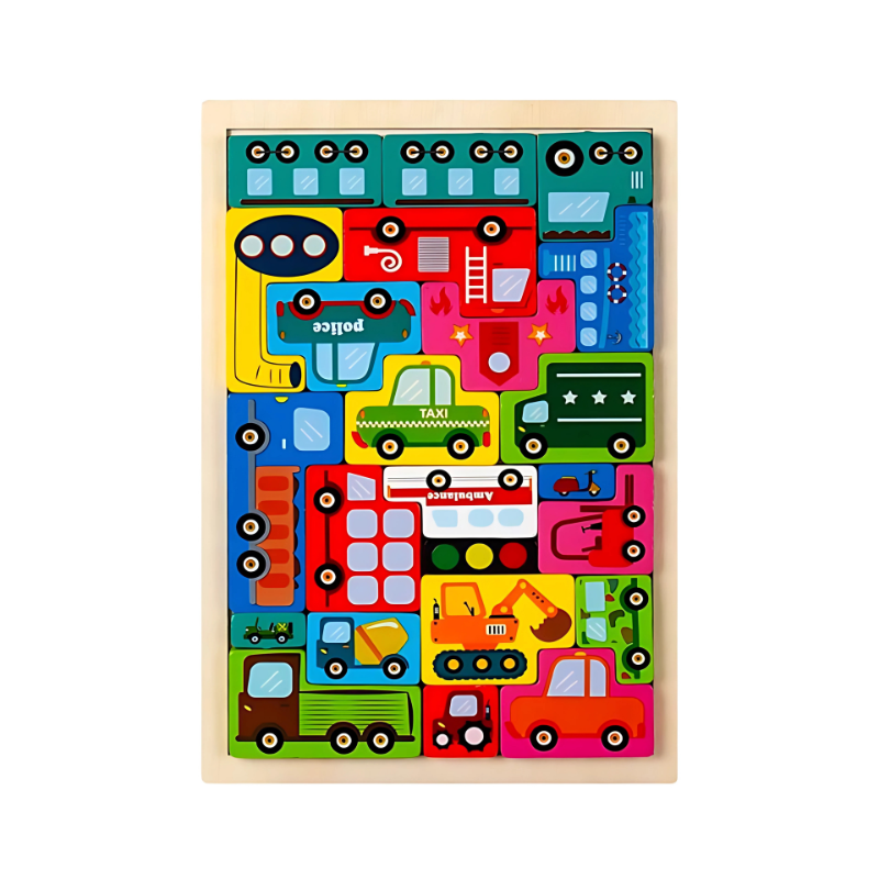 Wooden Puzzle Set