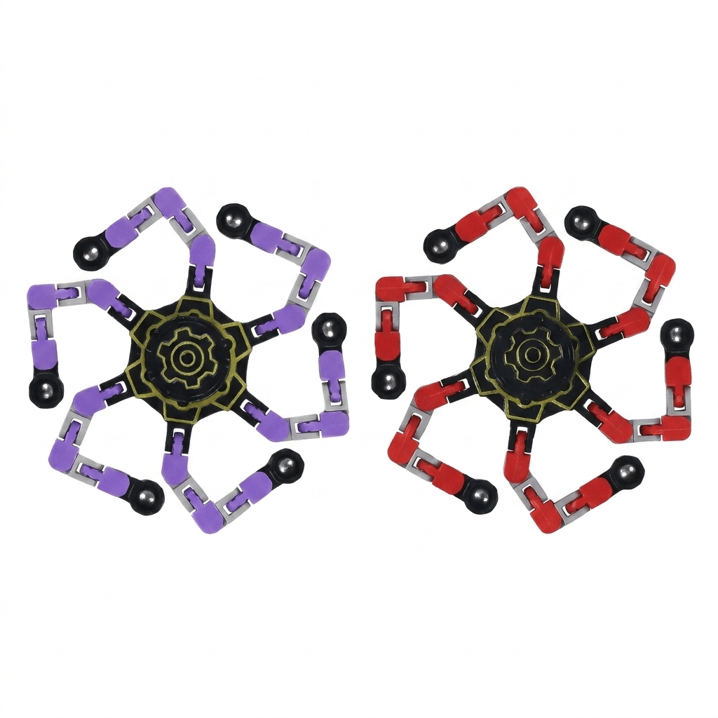 Transformable Fidget Spinner for Stress Relief and Focus