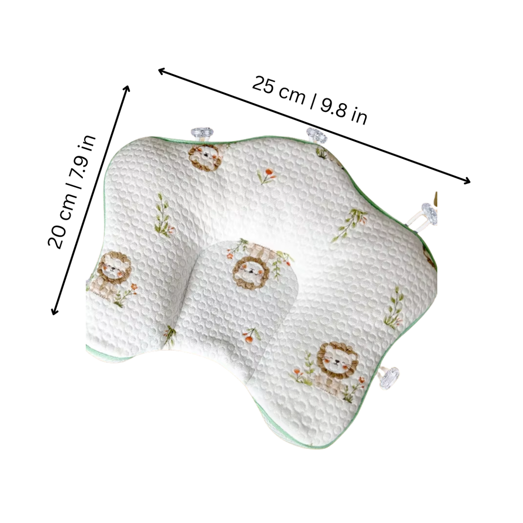 Multifunction U-Shaped Cotton Pillow with Cartoon Print