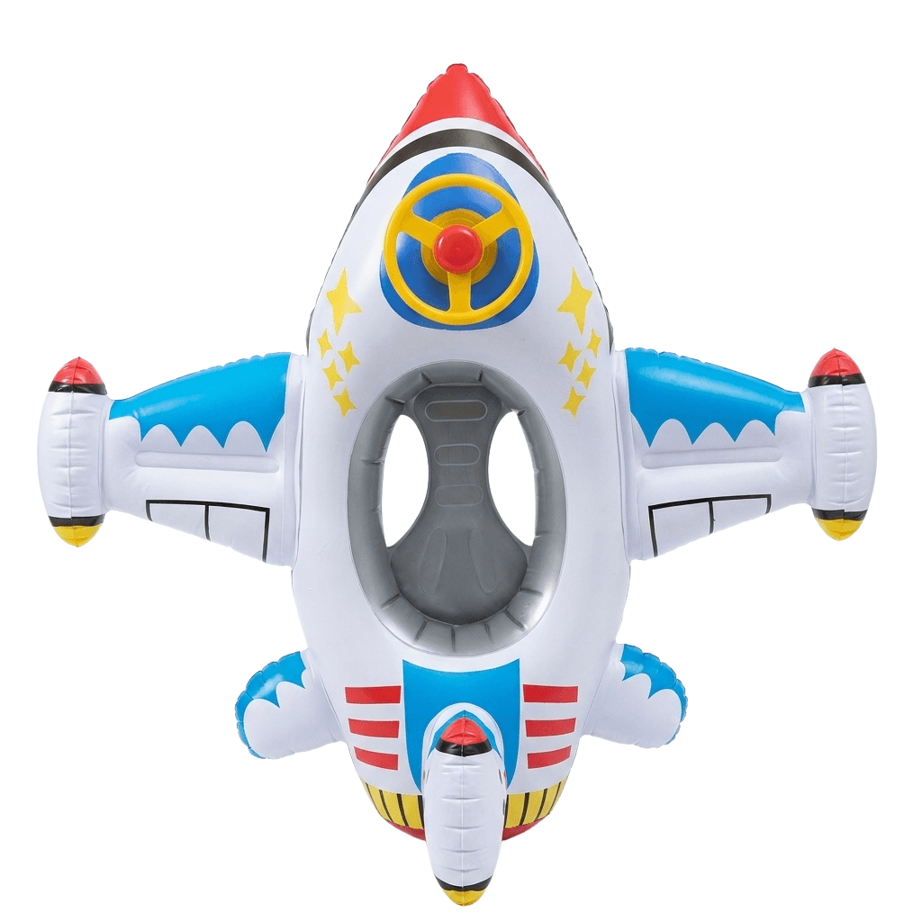 Airplane Swim Ring Seat for Kids’ Pool and Beach Fun