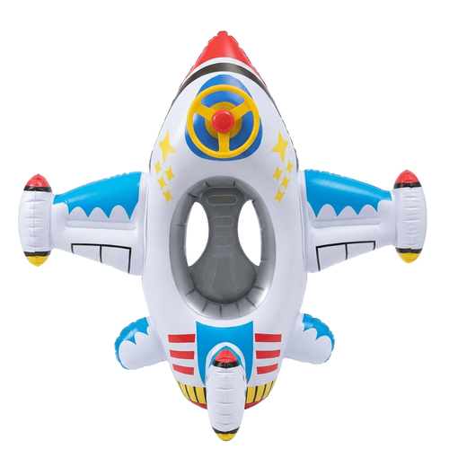 Airplane Swim Ring Seat for Kids’ Pool and Beach Fun