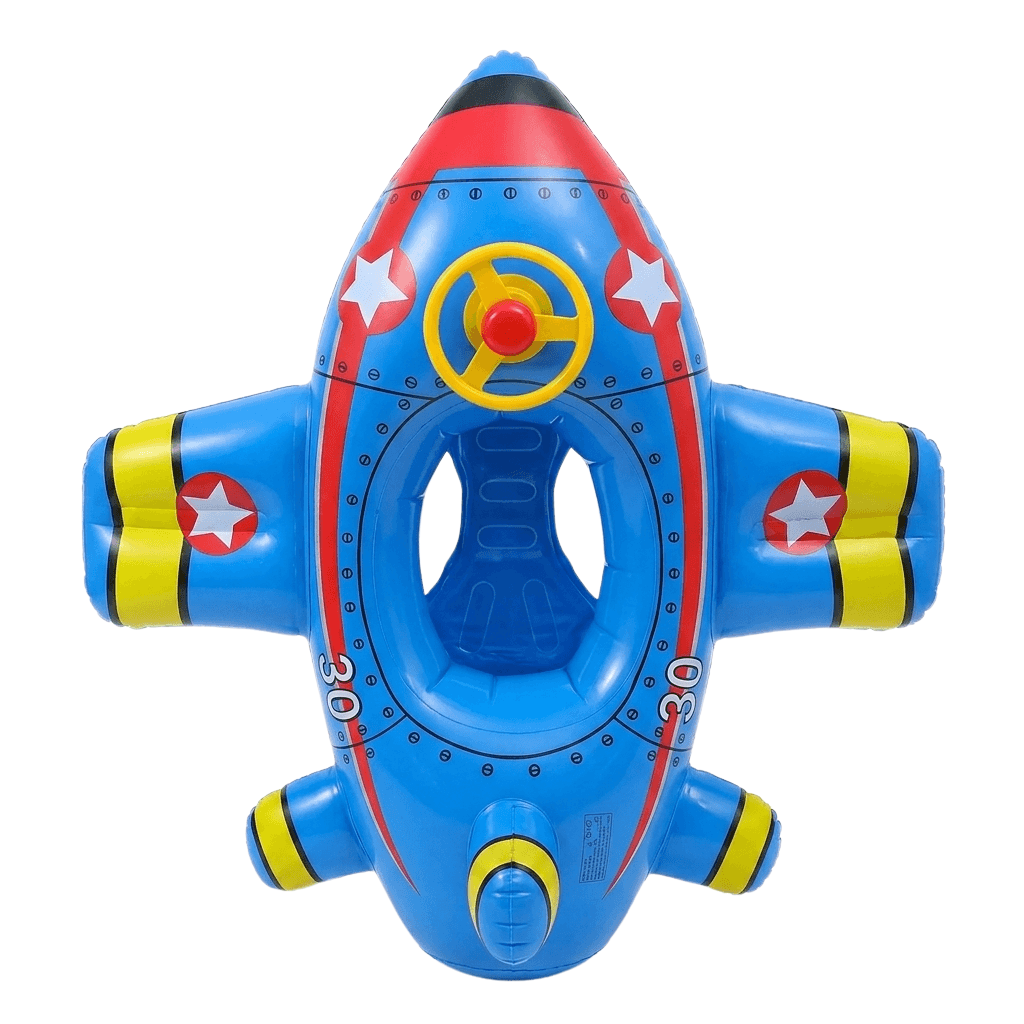 Airplane Swim Ring Seat for Kids’ Pool and Beach Fun
