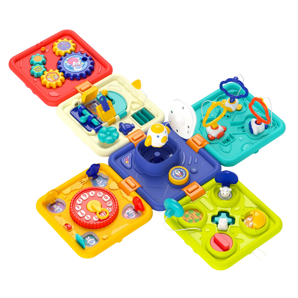 Multi-Activity Busy Box for Toddlers’ Hands-On Discovery